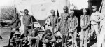 Hereros prisonniers durant la guerre contre l'armée allemande.