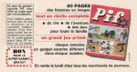 Bandeau publicité annonce parution Pif-Gadget