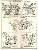 Dessin d’humour pour Pêle-Mêle (1925).