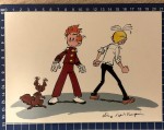 Dessins par Elric en hommage à Franquin (ex-libris pour Bédé en Bulles, 2024).