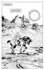Planche 1 du n° 28 de « Kabur » par José Luis Ruiz Pérez et Jean-Marc Lofficier, d'après une histoire de Julien Heylbroeck.