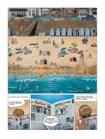 Jeux de plage : extraits de  « Crimes-sur-mer » (planches 4 à 6 - Lombard 2024).