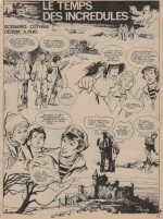 « Le Temps des incrédules » par Artur Aldomà Puig et Patrick Cothias, dans le n° 313 de Pif-Gadget en 1975.