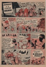 « Cromagnon et le stentor Halasse », Tintin 646 (09/03/1961).