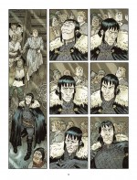 Le roi difforme (planches 7 et 8 ; Delcourt 2025).