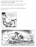 Le texte de la bande dessinée a été adapté en Falc (Facile à lire et à comprendre).