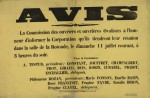 Affiche pour un rassemblement d’ovalistes dont la présidente est Philomène Rozan (Archives de Lyon).