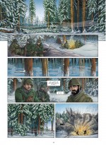 La bataille des Ardennes (planches 2 et 4 - Delcourt, 2025).