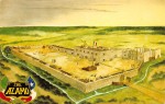 Représentation du fort avant la bataille (vue d'artiste pour une carte postale).