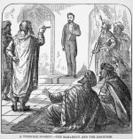 Robert-Houdin et les marabouts (gravure sur bois, 1880).