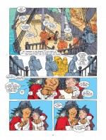 Un savant abordage ! (planches 8 et 9 - Dargaud 2025).