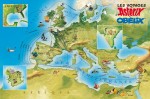 La carte des voyages d'Astérix, qui devra être remise à jour !