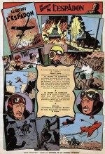 Pub dédicace Espadon Publicité pour une séance de dédicace.