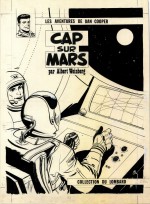 couve cap sur mars Original de la couverture d'un album de « Dan Cooper ».