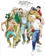 Hommage de François Boucq à son ami Hermann, sur sa page FaceBook.