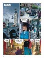 Planche 4 du tome 1 de « Namibia » où l'on décèle l'influence d'André Juillard.