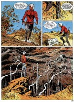 « Bernard Prince » dans  «  La Fournaise des damnés ».