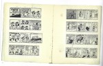 Extrait du cahier d’Hergé monté avec les strips du Soir.