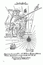 Stevenson_L’Île_au_trésor_carte Carte parue dans le roman initial et planche 23 du T1 (Delcourt, 2007-2026).