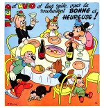 illustr banquet NOUVEL AN P et M V294 + recueil 4