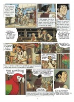 Lile-au-trésor-01-43-sur-52 Une découverte nommée Long John Silver (T1, planche 39 ; Delcourt 2007-2026).