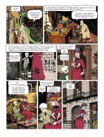PB2 « Professeur Bell T6 : Les Enfants perdus » (extraits : p. 2 et 17 - Delcourt 2026).