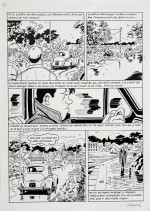 Nestor Burma dans l'île 40 original Original de la planche 36.