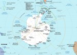 Carte du pôle Sud.