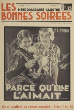 Les Bonnes Soirées du 5 février 1939. Source gallica.bnf.fr/BnF.