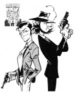 Lupin dessin 1 Lupin dessin 1