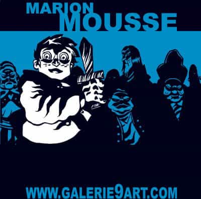 MARION MOUSSE A LA GALERIE DU 9ème ART