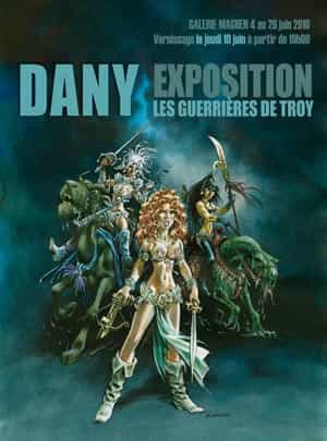 Exposition Dany - "Les Guerrières de Troy" à la galerie Maghen